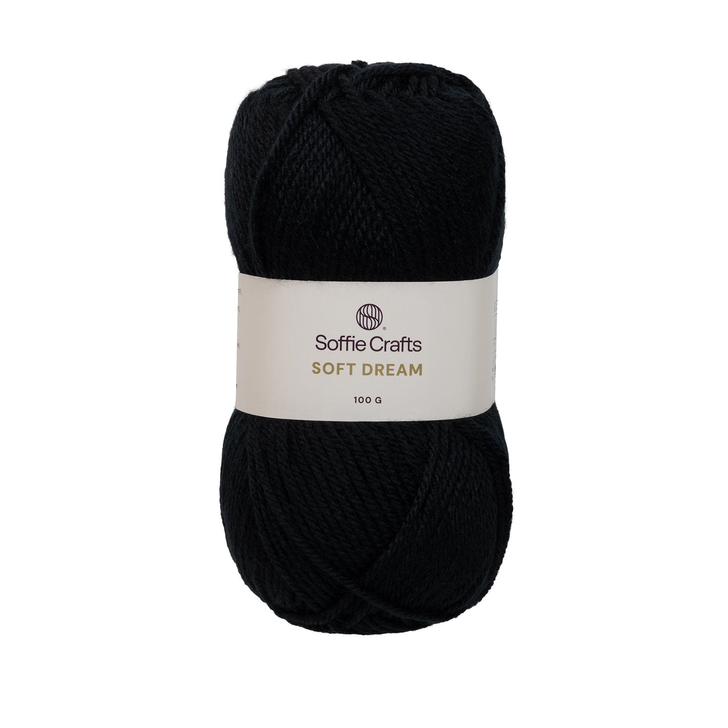 Soft dream /Soffie Crafts/ 100g #00014 "Melns"