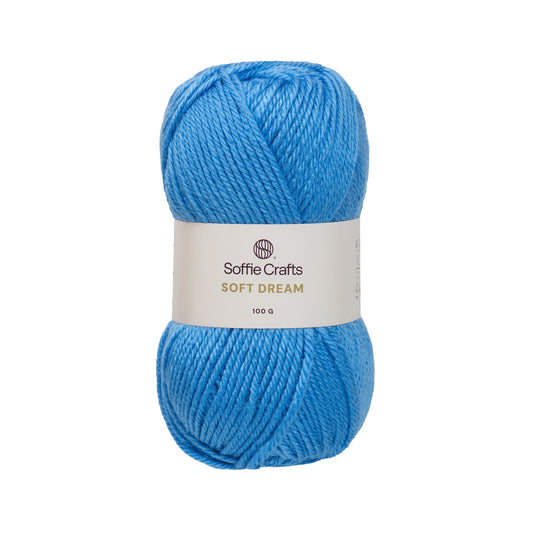 Soft dream /Soffie Crafts/ 100g #08259 "varavīksnenes zila"