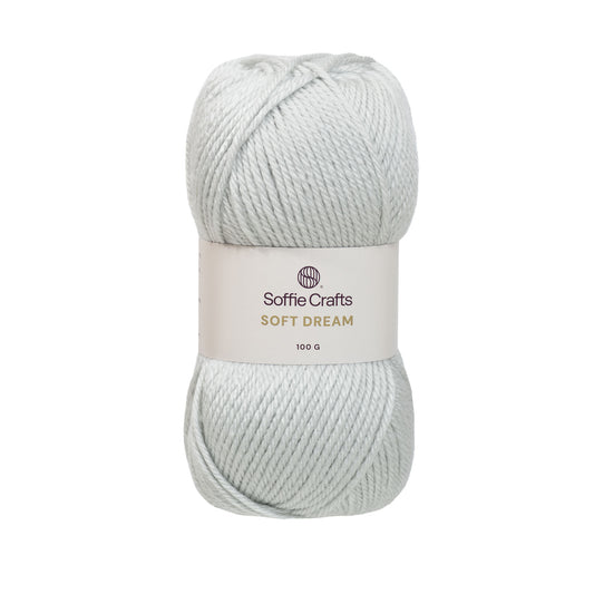 Soft dream /Soffie Crafts/ 100g #08323 "Sudrabs"