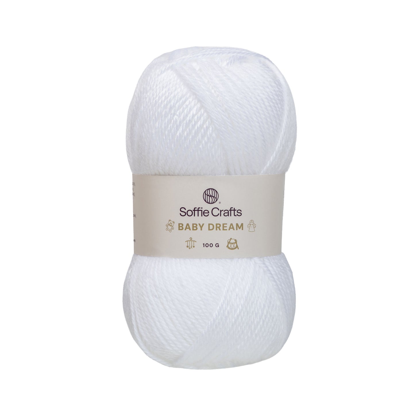 Baby dream /Soffie Crafts/ 100g #00001 "White"