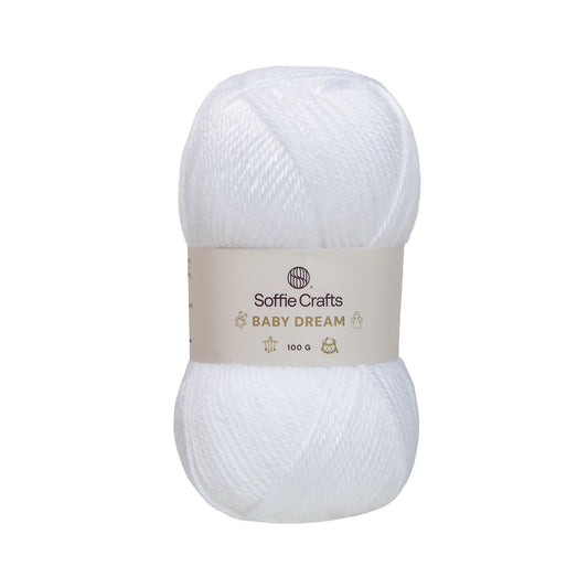 Baby dream /Soffie Crafts/ 100g #00001 "Balts"