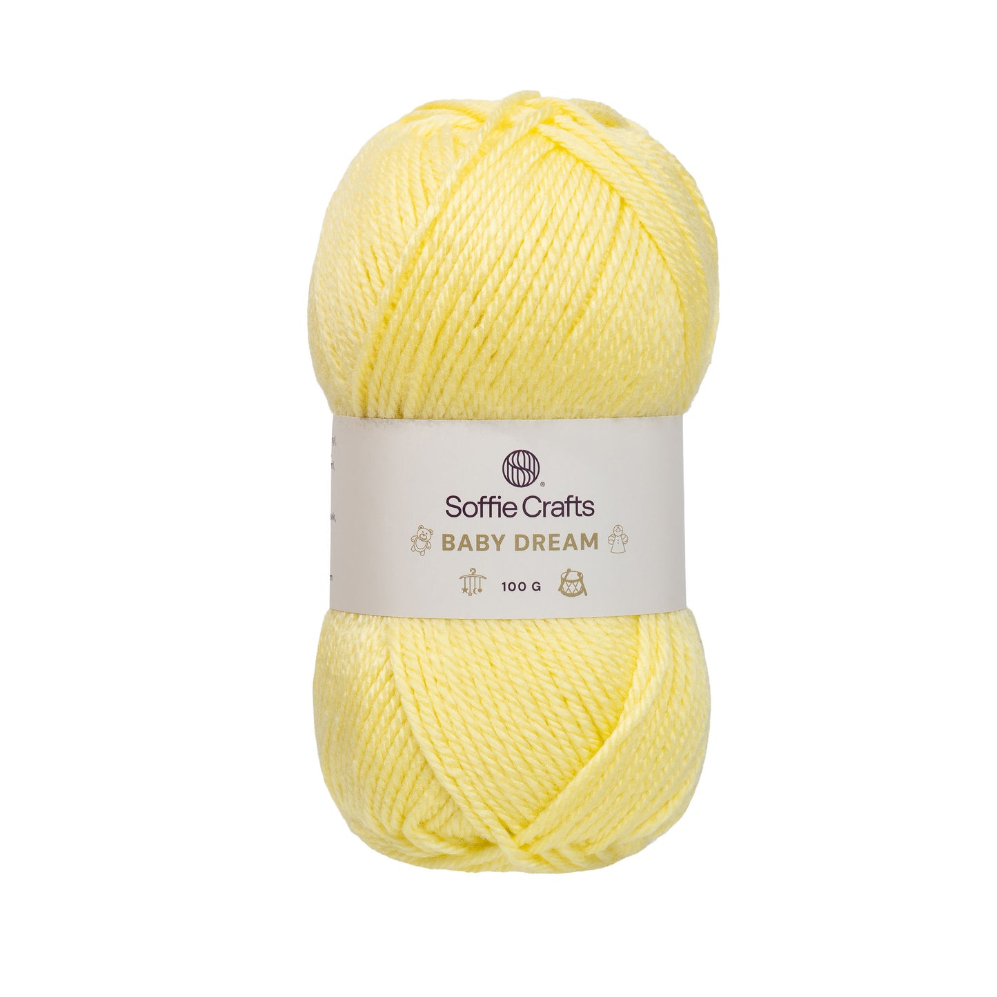 Baby dream /Soffie Crafts/ 100g #00002 "Helekollane"