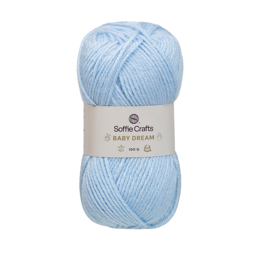 Baby dream /Soffie Crafts/ 100g #00004 "Gaiši zils"