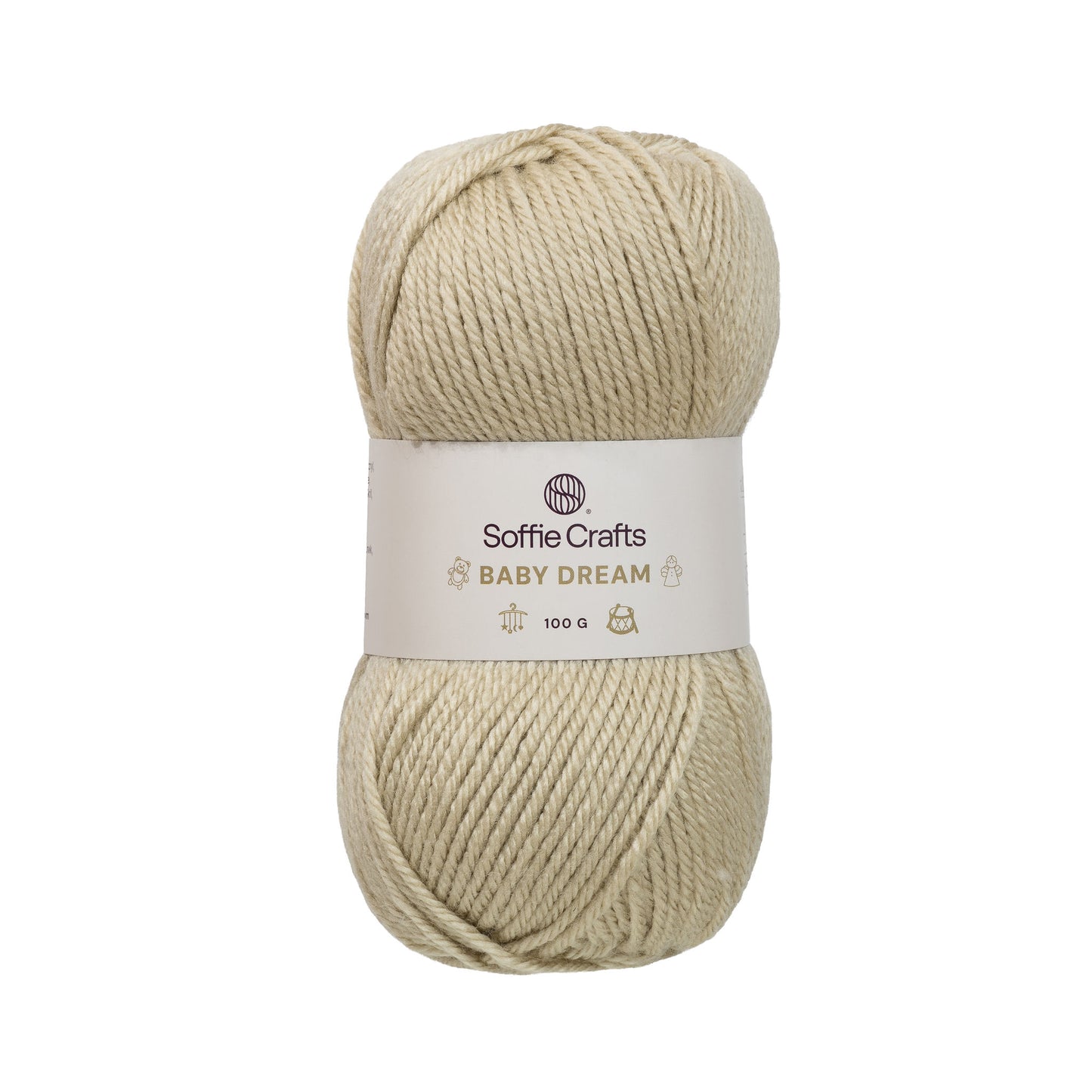 Baby dream /Soffie Crafts/ 100g #00006 "Gaiši bēšs"