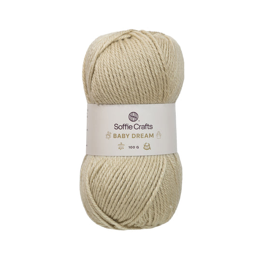 Baby dream /Soffie Crafts/ 100g #00006 "Gaiši bēšs"