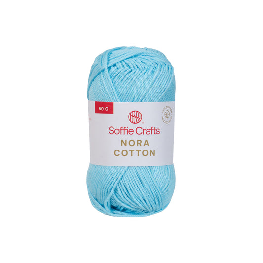 Nora Cotton /Soffie Crafts/ 50g #008 "Türkiis"