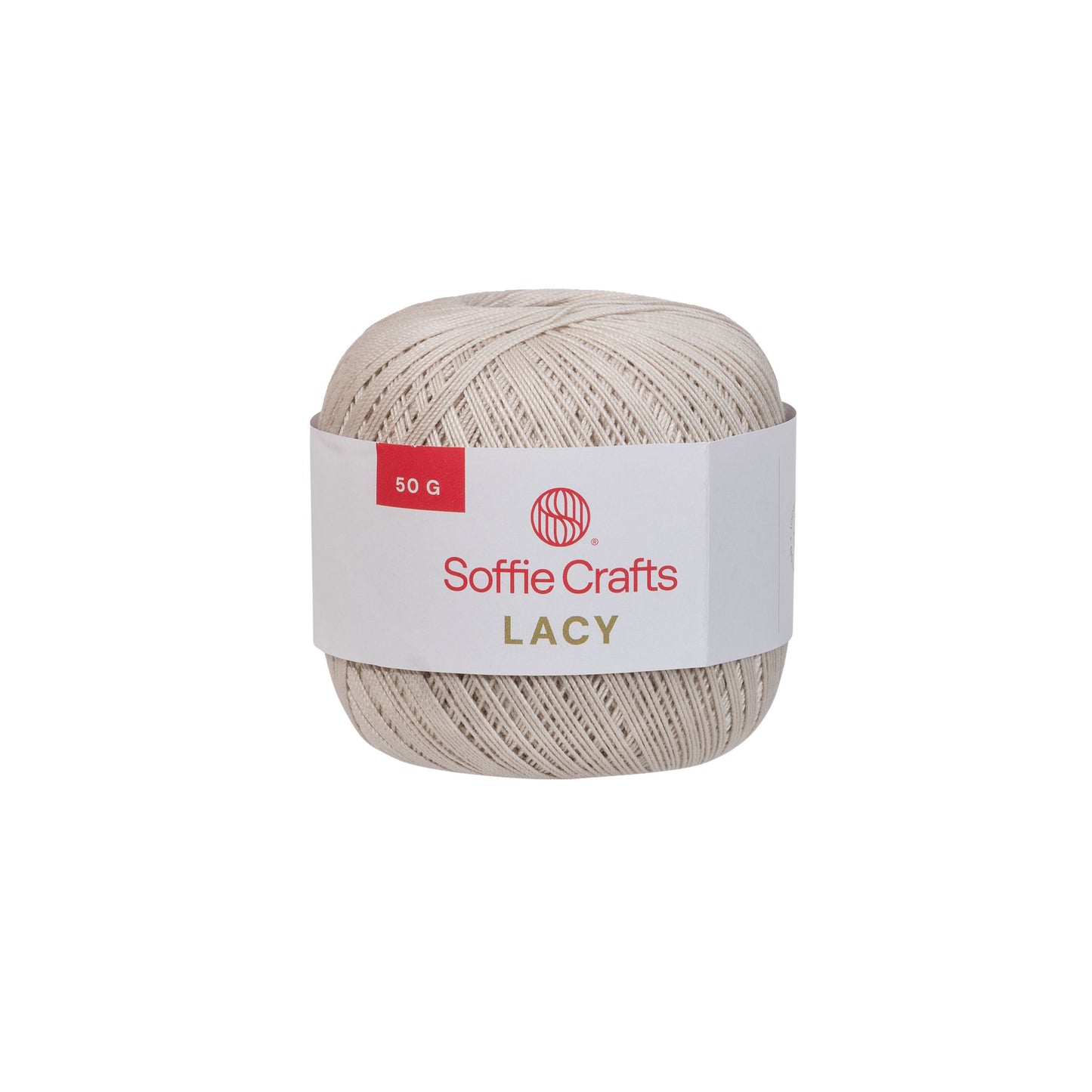 Lacy /Soffie Crafts/ 50g / No.10 #00004 "linen"