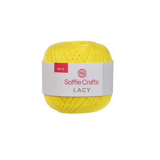 Lacy /Soffie Crafts/ 50g / No.10 #00005 "Sunny Yellow"