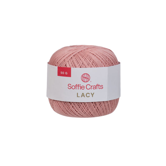 Lacy /Soffie Crafts/ 50g / No.10 #00009 "Sandy Pink"