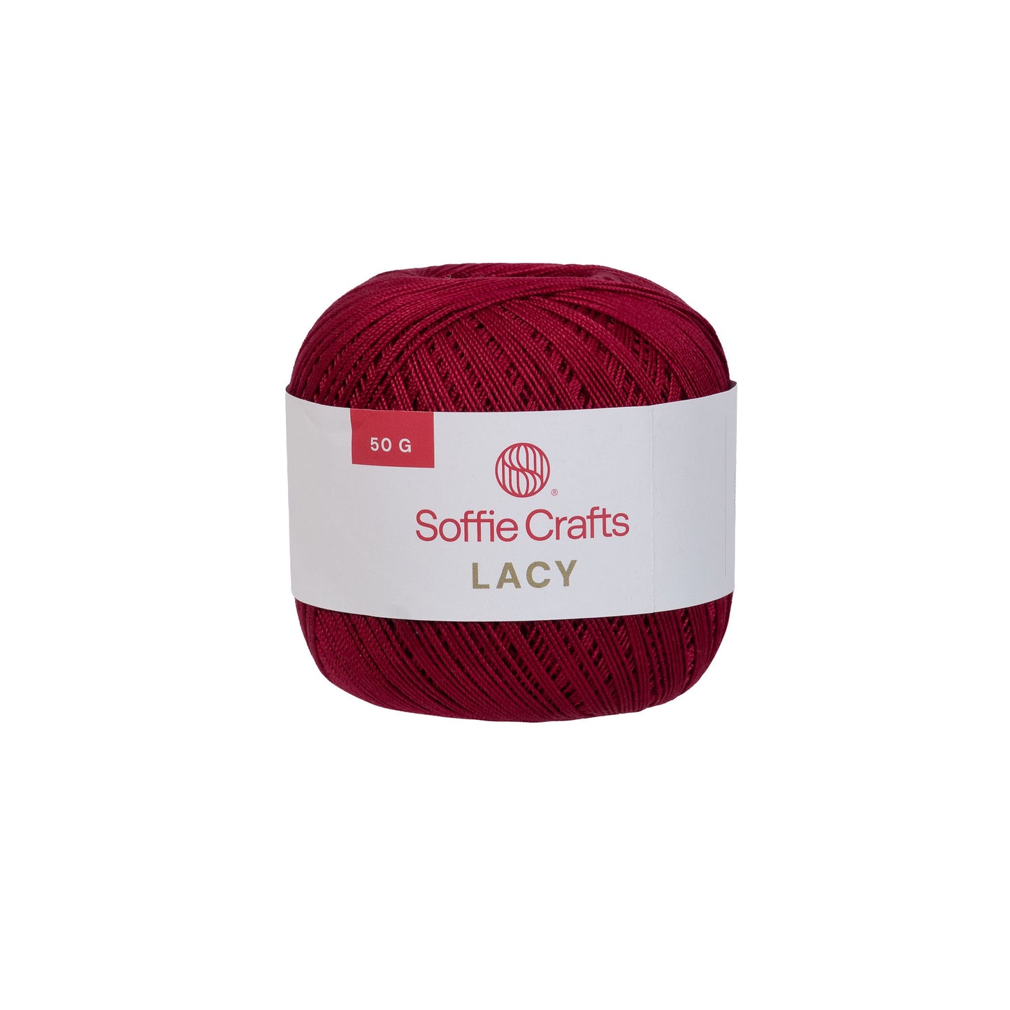 Lacy /Soffie Crafts/ 50g / Nr.10 #00010 "Vīna sarkans"
