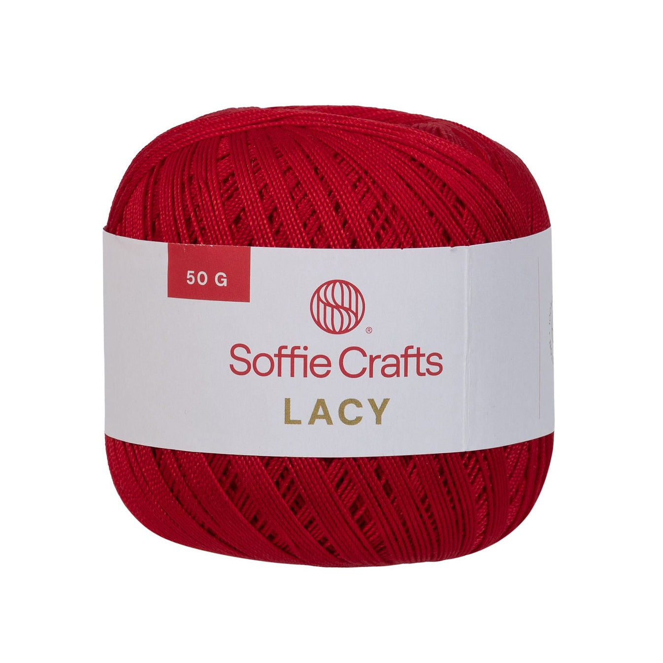 Lacy /Soffie Crafts/ 50g / Nr.10 #00011 "Sarkans"