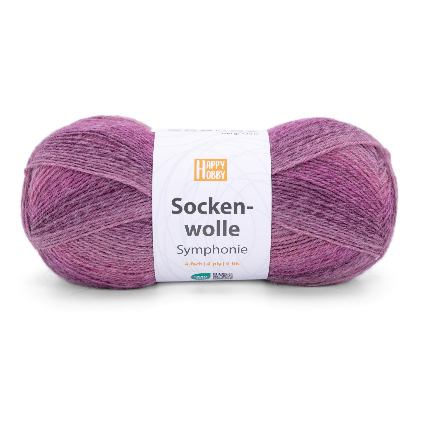 Socken-wolle Symfonie /Happy Hobby/ 4-diegu zeķu dzija 100g #04