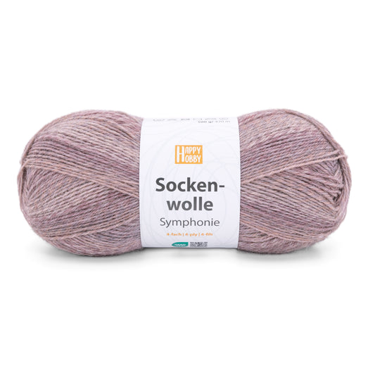 Socken-wolle Symfonie /Happy Hobby/ 4-diegu zeķu dzija 100g #06