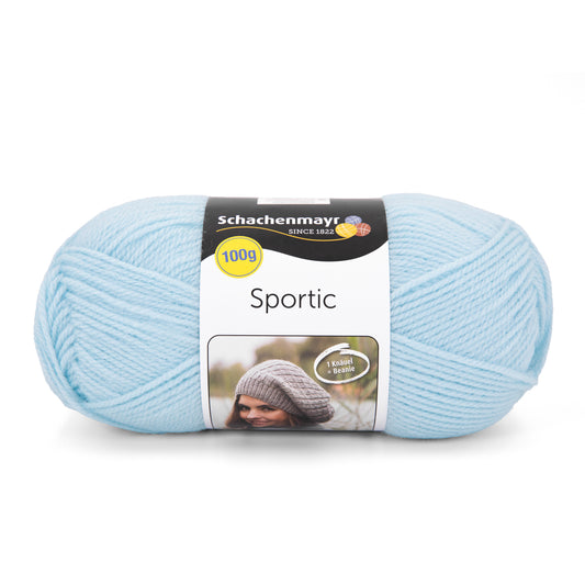 Sportic 100% akrils /Schachenmayr/ 100g #8302 "Gaiši zils"