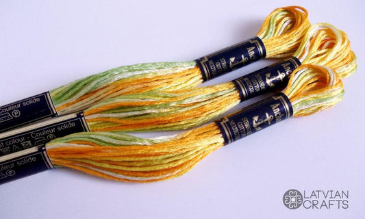 Izšūšanas diegs Anchor Stranded Cotton multicolor, 100% kokvilna, 8m, #01304