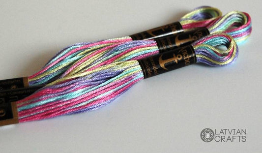 Izšūšanas diegs Anchor Stranded Cotton multicolor, 100% kokvilna, 8m, #01335