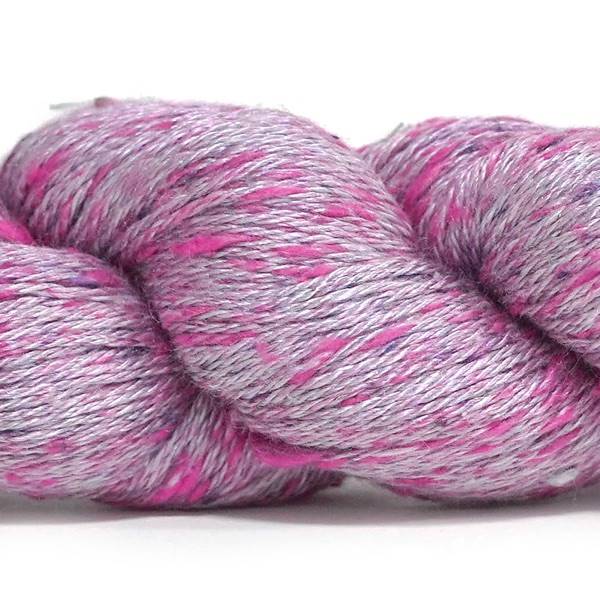Spun Silk World TANGLED silk Nm 16/3 50g #0085 "Candy Temptation"