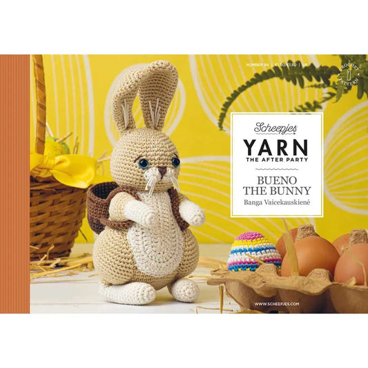 Scheepjes YARN The After Party Nr.84 - Bueno the Bunny / Banga Vaicekauskiene dizains / Rotaļlieta Zaķis