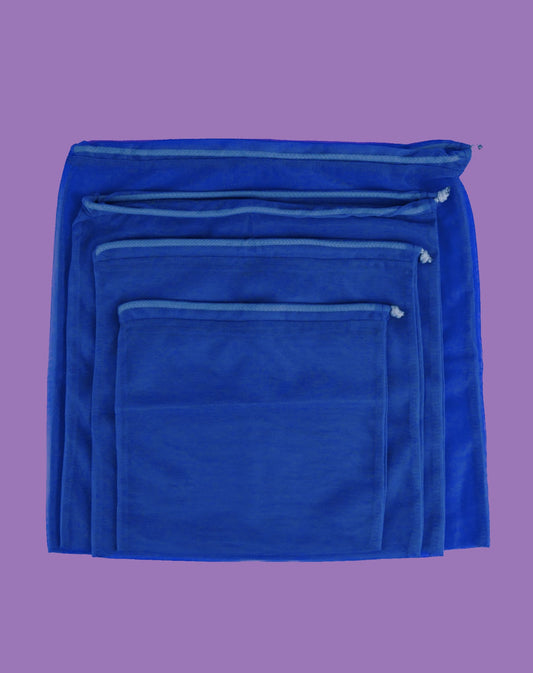 Projektu soma, izmērs XL - 40 x 39 cm, karaliski zils /Zbag.lv Eco&Style