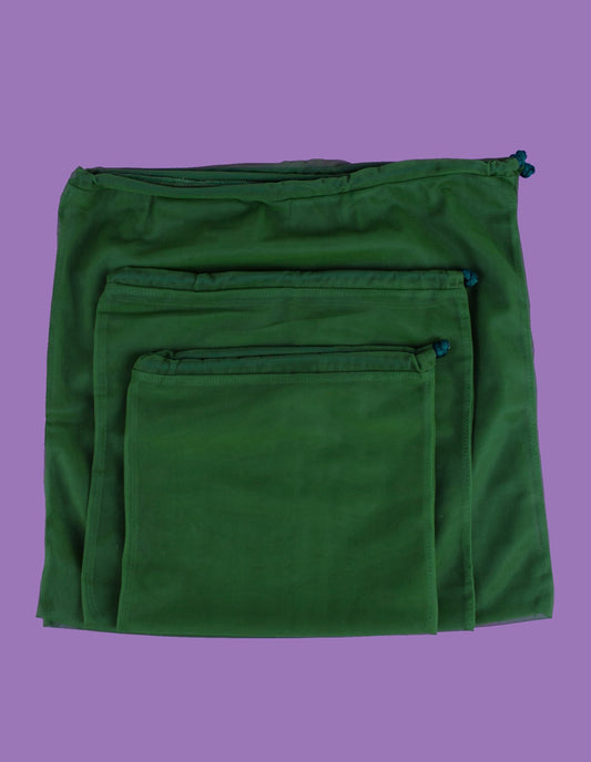 Projektu soma, izmērs S - 25 x 22 cm, sūnu zaļš /Zbag.lv Eco&Style