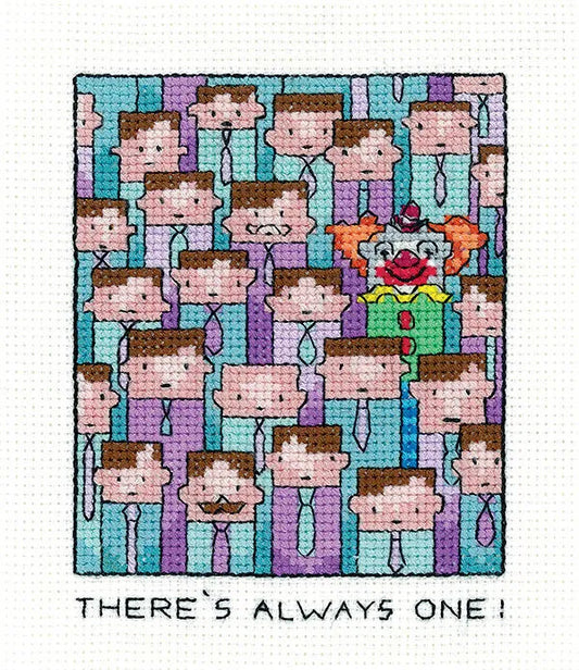ALWAYS ONE - izšūšanas komplekts /Heritage Crafts/  9 x 11.5 cm