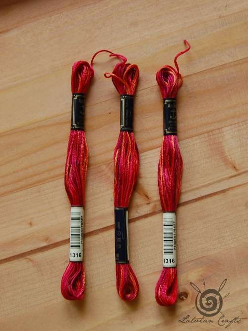 Izšūšanas diegs Anchor Stranded Cotton multicolor, 100% kokvilna, 8m, #01316