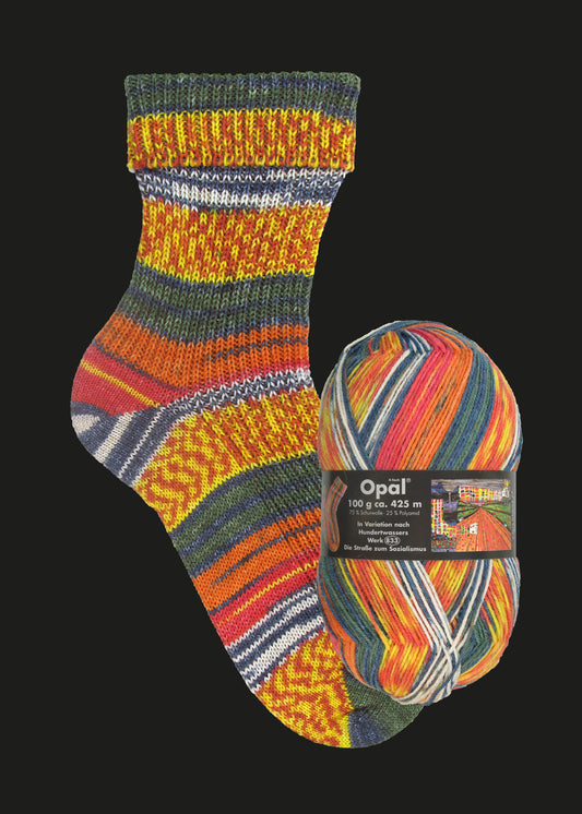 OPAL 4-diegu Hundertwasser I kolekcija 100g #1430 "Ceļš uz sociālismu"
