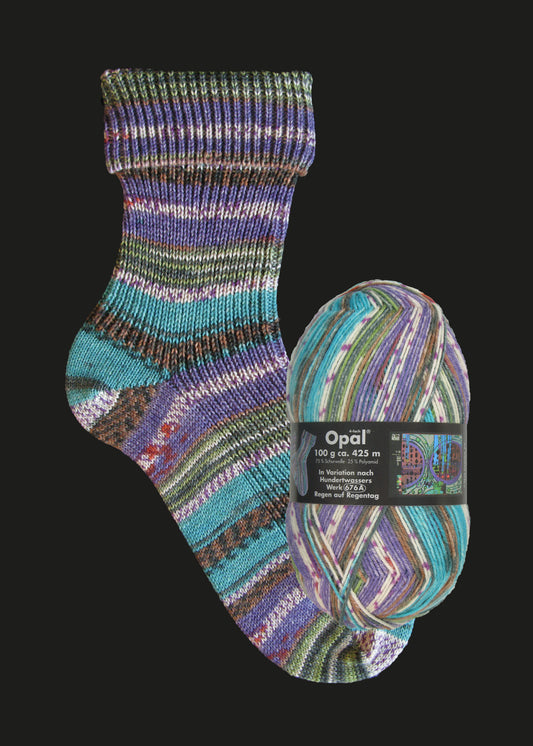 OPAL 4-diegu Hundertwasser II kolekcija 100g #2106 "Lietus pēc lietainas dienas"