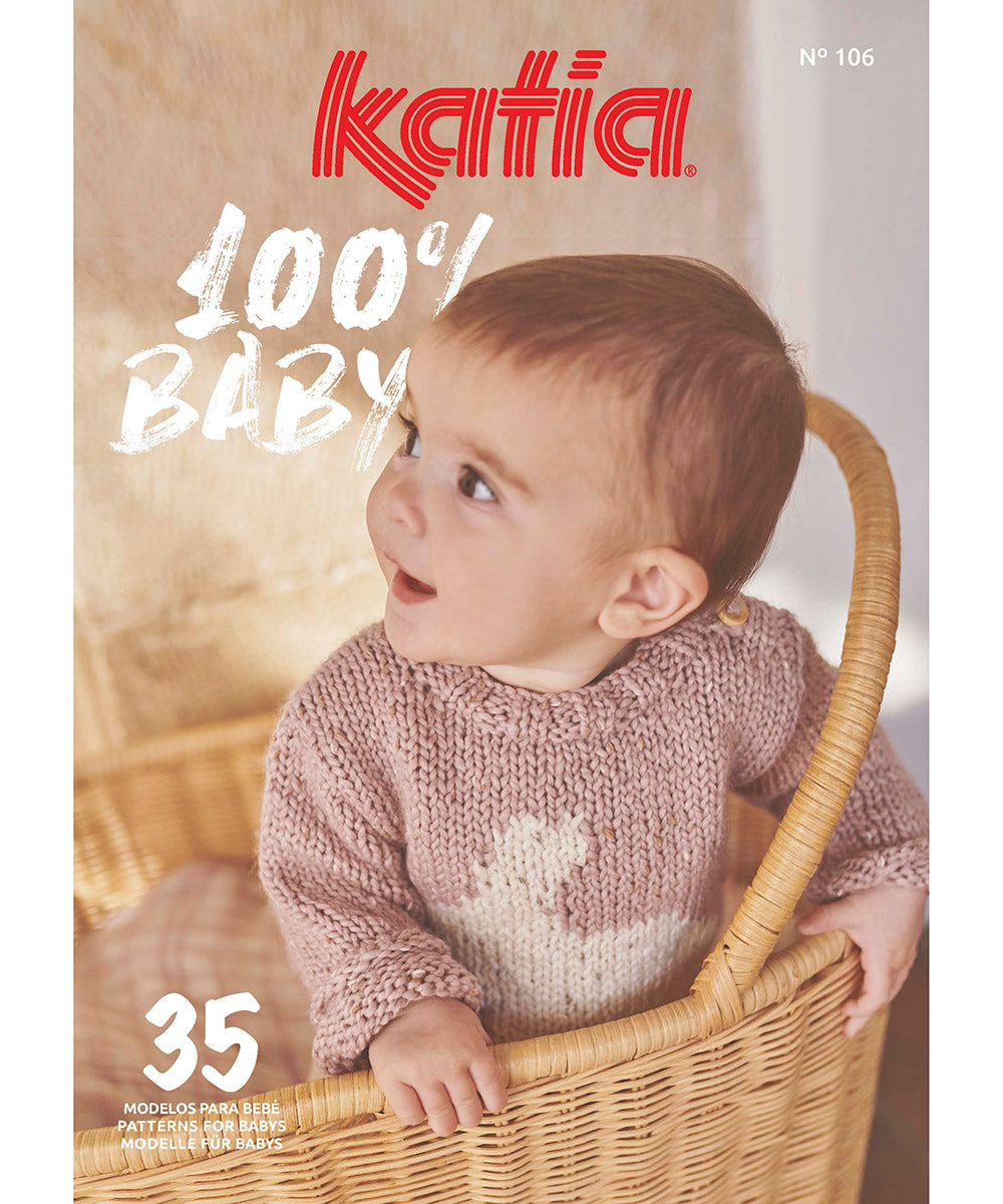 100% BABY Nr.106 Rudens / Ziema rokdarbu žurnāls, adīšana / tamborēšana, ENG