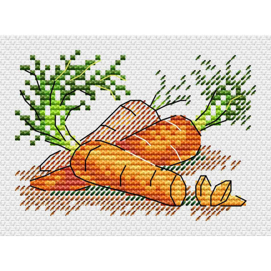 "Burkāni" - izšūšanas komplekts /MP Studia/ 6x9cm