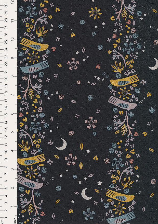 Kokvilnas audums BIRDSONG 2360 /Dashwood Studio/ 3m garš 1,10cm plats - Vairs netiek ražots!