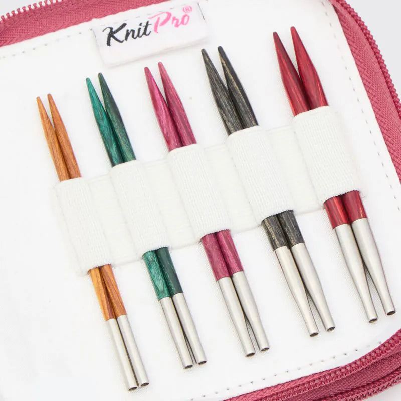 DREAMZ STARTER /10 cm īso maināmo apļa adāmadatu komplekts ar kabeļiem /Knit Pro/ 5 izmēri