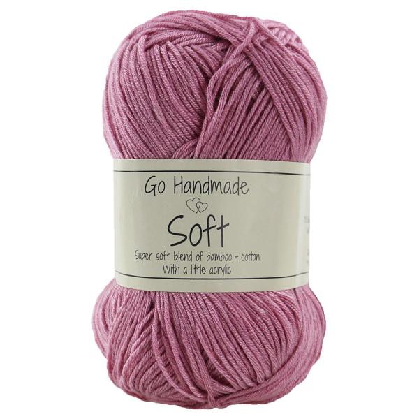 Soft /Go Handmade/ 50g #17325 "Zemeņu piens"