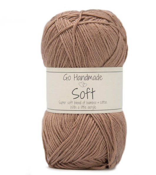 Soft /Go Handmade/ 50g #17321 "Kafija ar pienu"