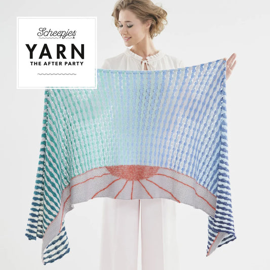 Scheepjes YARN The After Party Nr.30 - lakata šalles tamborēšanas pamācība "Alto Mare Wrap", ENG