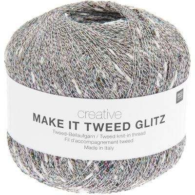 Make It Tweed GLITZ /Rico Design Creative/ 50g #001 Nature