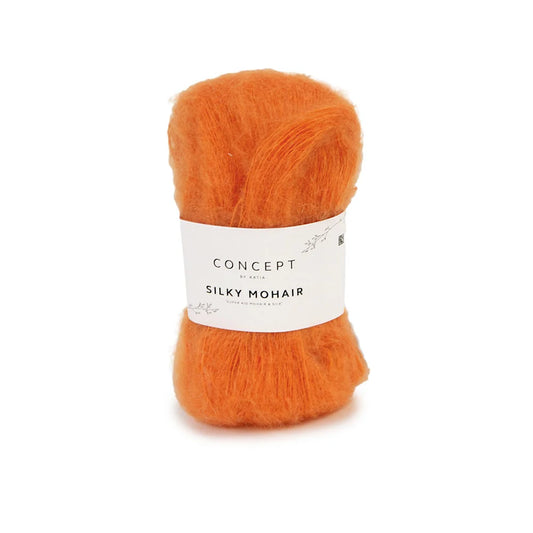 Silky mohair 25g /Concept by Katia/ #110 Oranžs