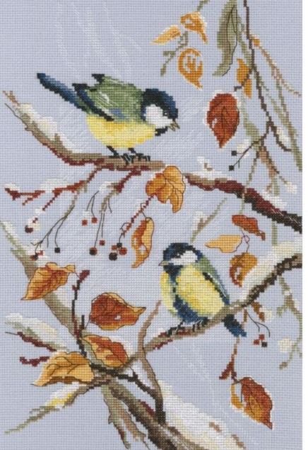 Pirmais sniegs - izšūšanas komplekts /RTO/ 22 x 33 cm