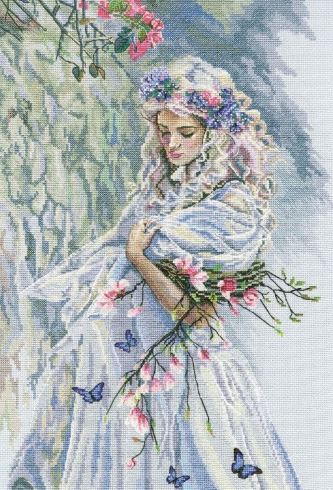 Meža nimfa - izšūšanas komplekts /RTO/ 29 x 42 cm