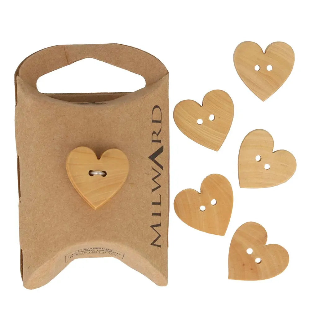 Koka pogas Sirds Ø18mm 6 gab. /Milward