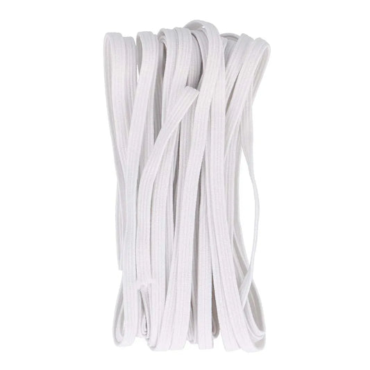 Braided rubber 3mm/ 5m - white