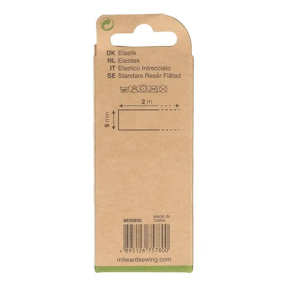 Rubber 9mm/ 2m - white