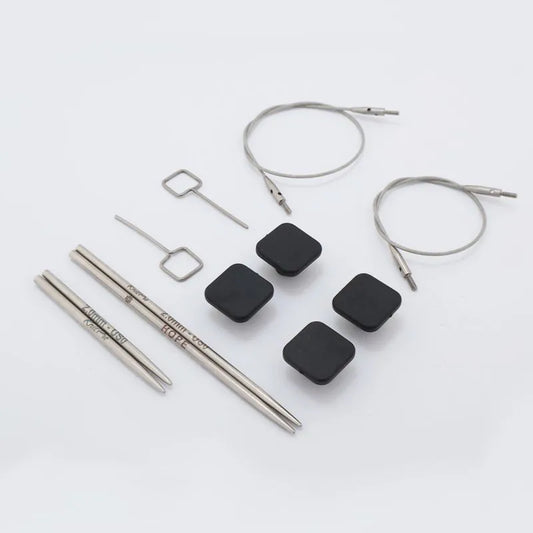 Mindful Collection PETITE COMBO 2.50mm Interchangeable Circular Needle /KnitPro/ 2 mini tips+2 cables set