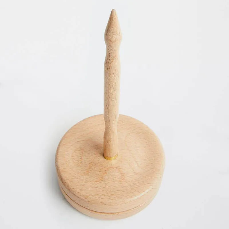 Dzijas turētājs, koka, rotējošs "Dabīgs" /KnitPro