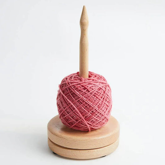 Dzijas turētājs, koka, rotējošs "Dabīgs" /KnitPro
