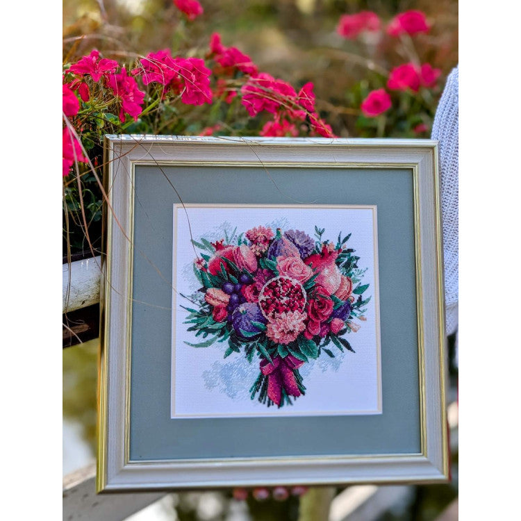 Fruit bouquet - embroidery kit /RIOLIS/ 25 x 25 cm