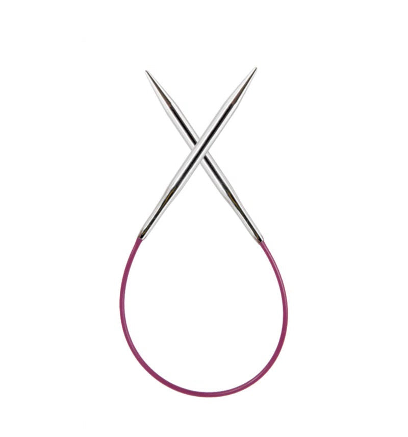 Nova misiņa Apļa adāmadatas 40cm / KnitPro