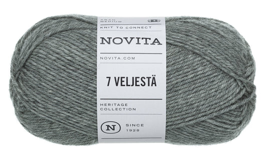 7 Brothers - 7 Veljestä /NOVITA/ 8-ply sock yarn 100g #048 "Iezis"