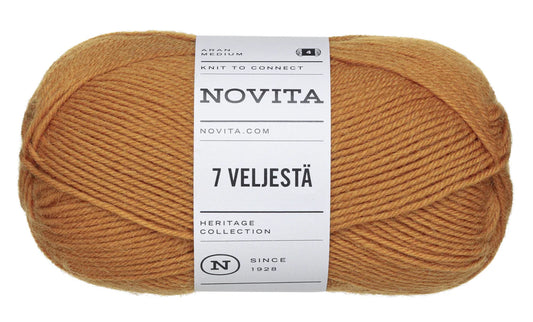 7 Brothers - 7 Veljestä /NOVITA/ 8-ply sock yarn 100g #273 "Bērzlape"
