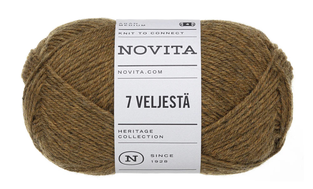 7 Brothers - 7 Veljestä /NOVITA/ 8-diegu biezuma zeķu dzija 100g #646 "Varš"